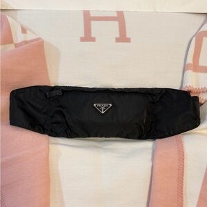 Prada Black Nylon Waist Pouch